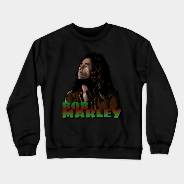 Bob Marley Crewneck Sweatshirt by EpifanoDesigns